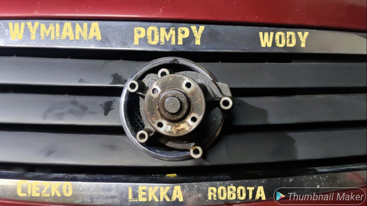 Wymiana pompy wody - Mercedes A klasa mk1 1.4