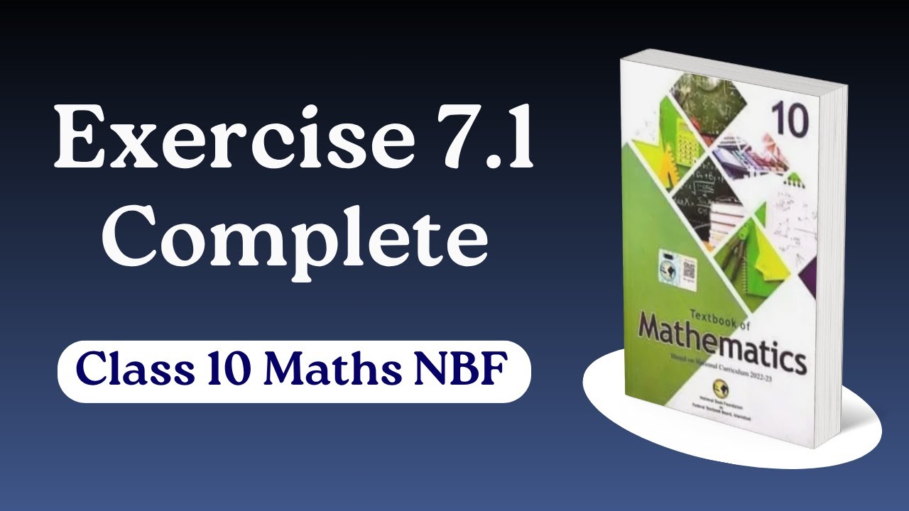 Class 10 Maths Chapter 7 Exercise 7.1 New Book NBF - Vectors in Plane - Ex 7.1 class 10 Math - FBISE
