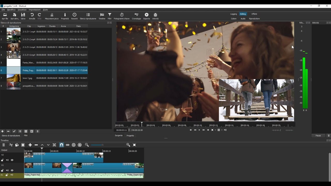 Come salvare progetti e esportare video con Openshot, Shotcut e DaVinci Resolve