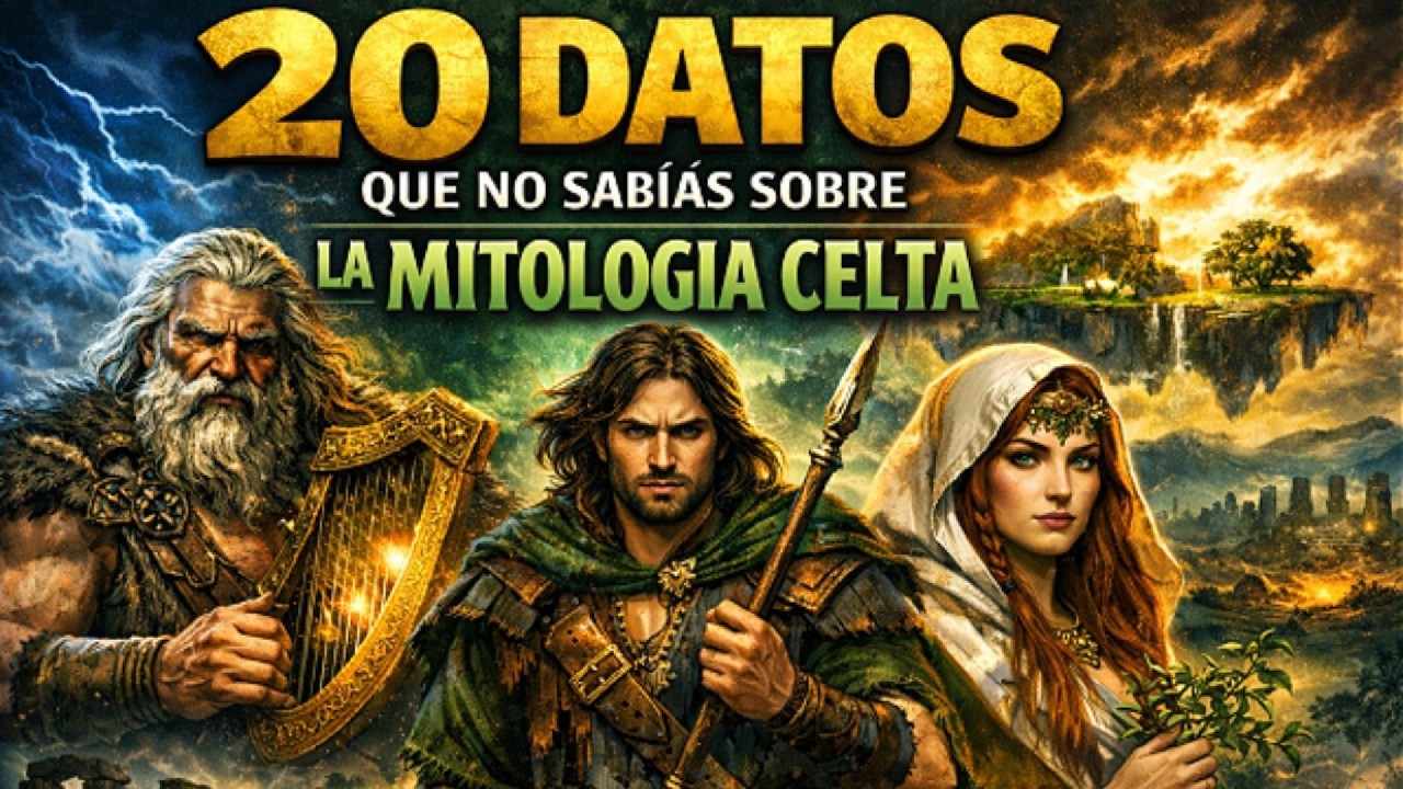 20 DATOS de la Mitología Celta que NO Conocías | Dioses, Druidas y Misterios Antiguos
