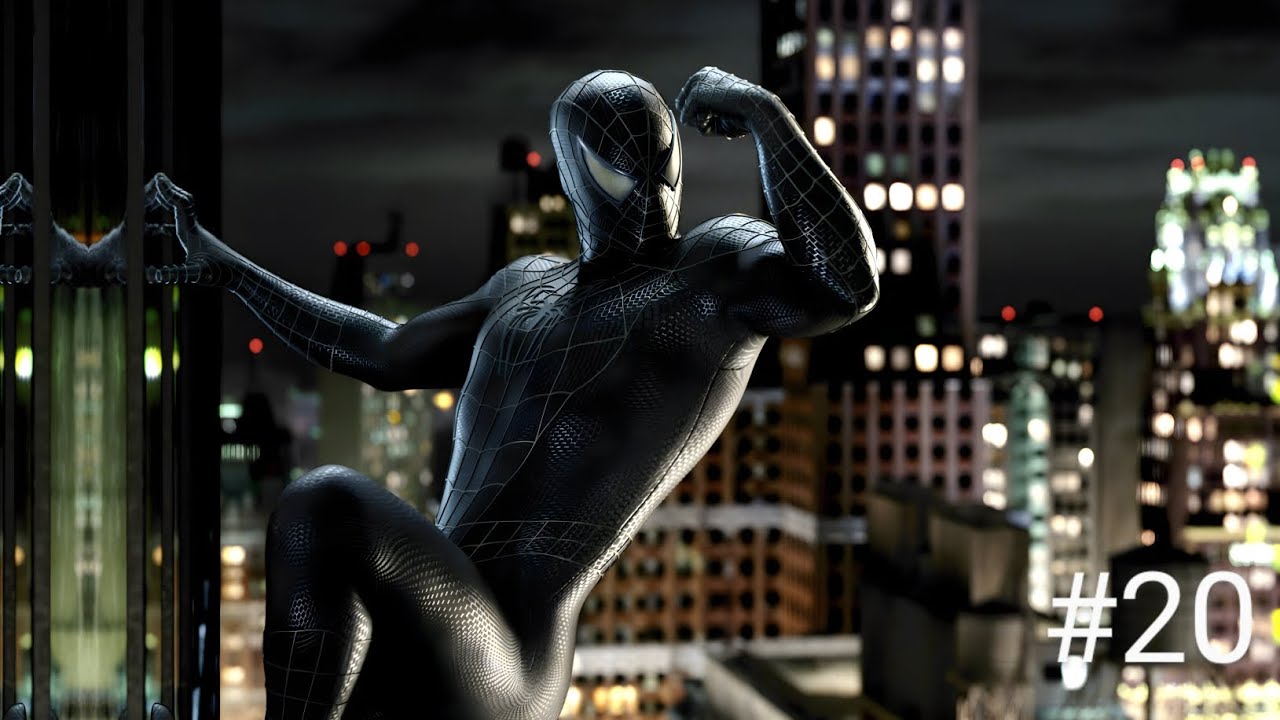 Let's play Spider-Man 3 the movie video game for the Playstation 2- part 20(Black suit spider-man)