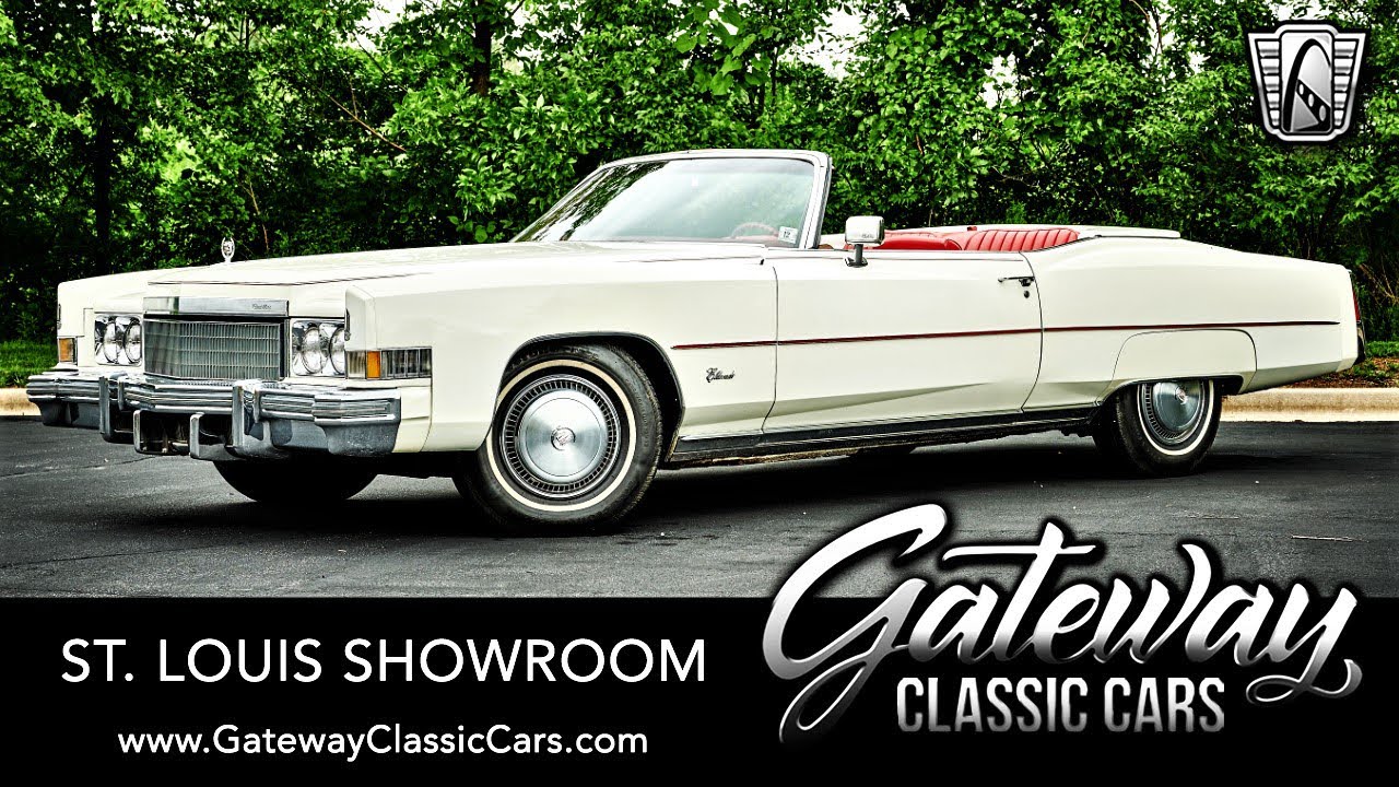 1974 Cadillac Eldorado Convertible Gateway Classic Cars St. Louis  #8749