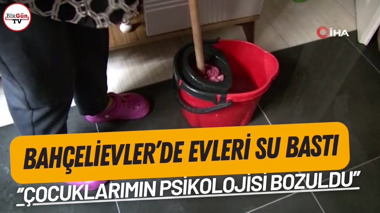 İstanbul'da şiddetli yağış sonrası evleri su bastı: Mahalle sakinleri mağdur oldu