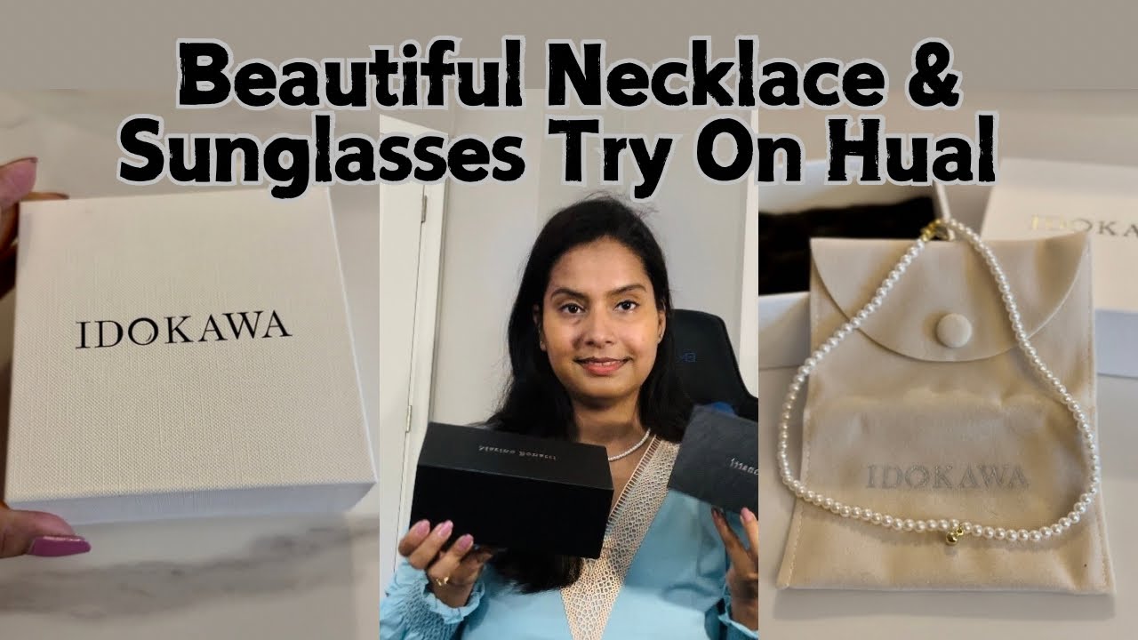 Unboxing IDOKAWA Pearl Necklace |Sunglasses Polarized Aviator!