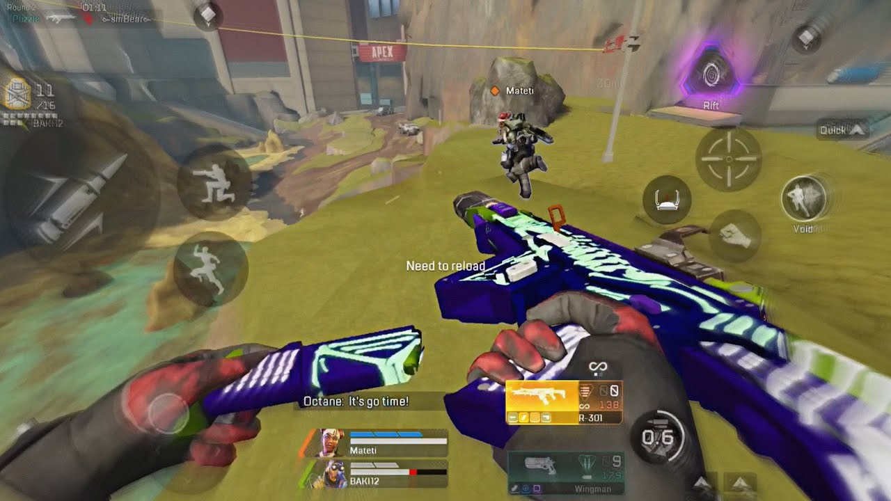 R301 + Wingman is the Best Weapon Combo in Apex Legends Mobile..