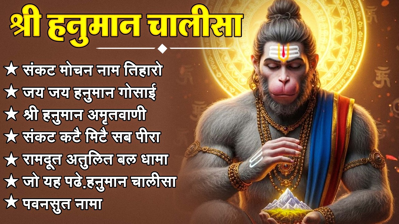 श्री हनुमान चालीसा 🌺🙏 shree hanuman chalisa original video 🙏🌺 gulshan kumar hariharan full hd