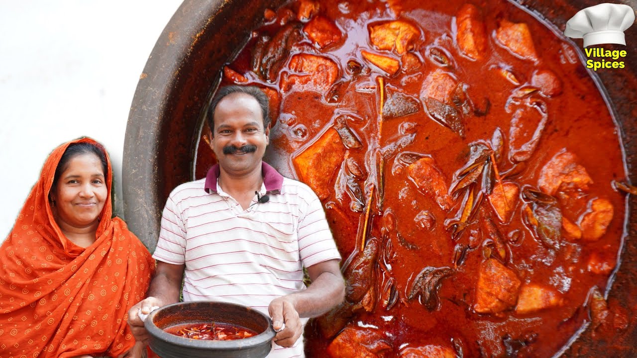നാവിൽ കപ്പലോടും അടിപൊളി മീൻ കറി 😋 | Modha Fish Curry | Meen Curry | Village Spices