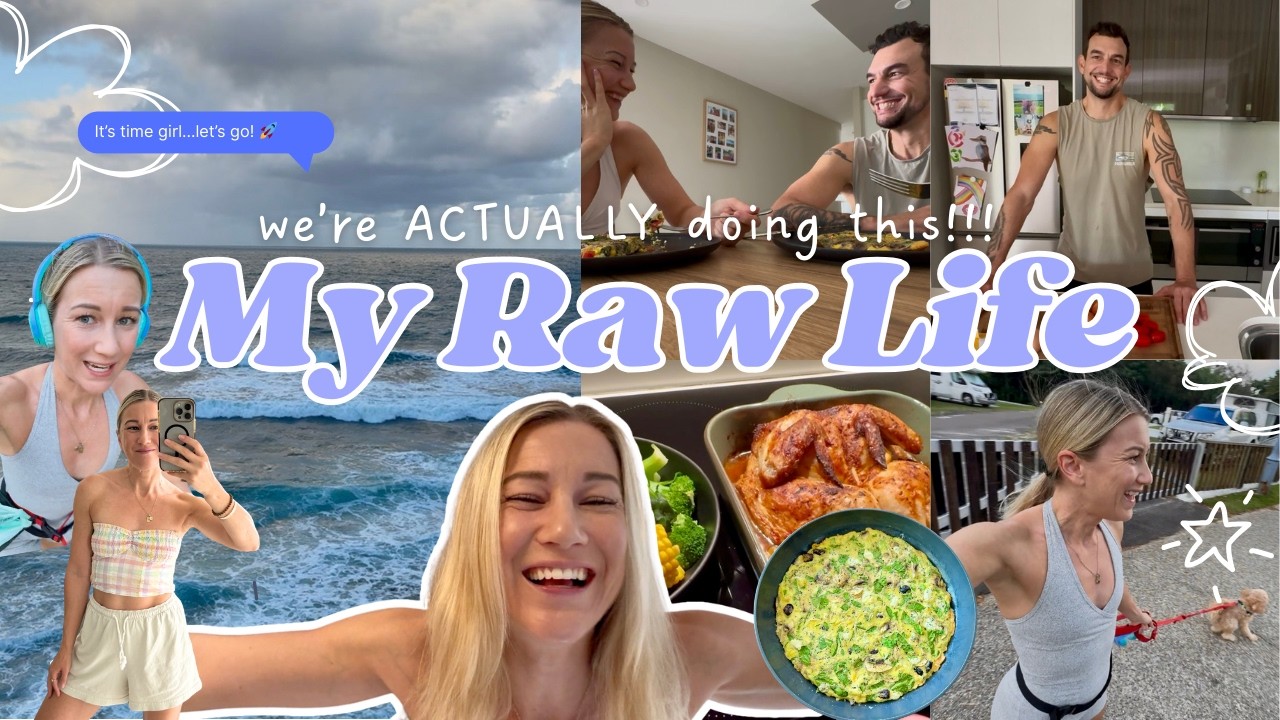 First ever vlog! 🎬 48 hours in my life | workouts, night run, meals we ate, podcasting