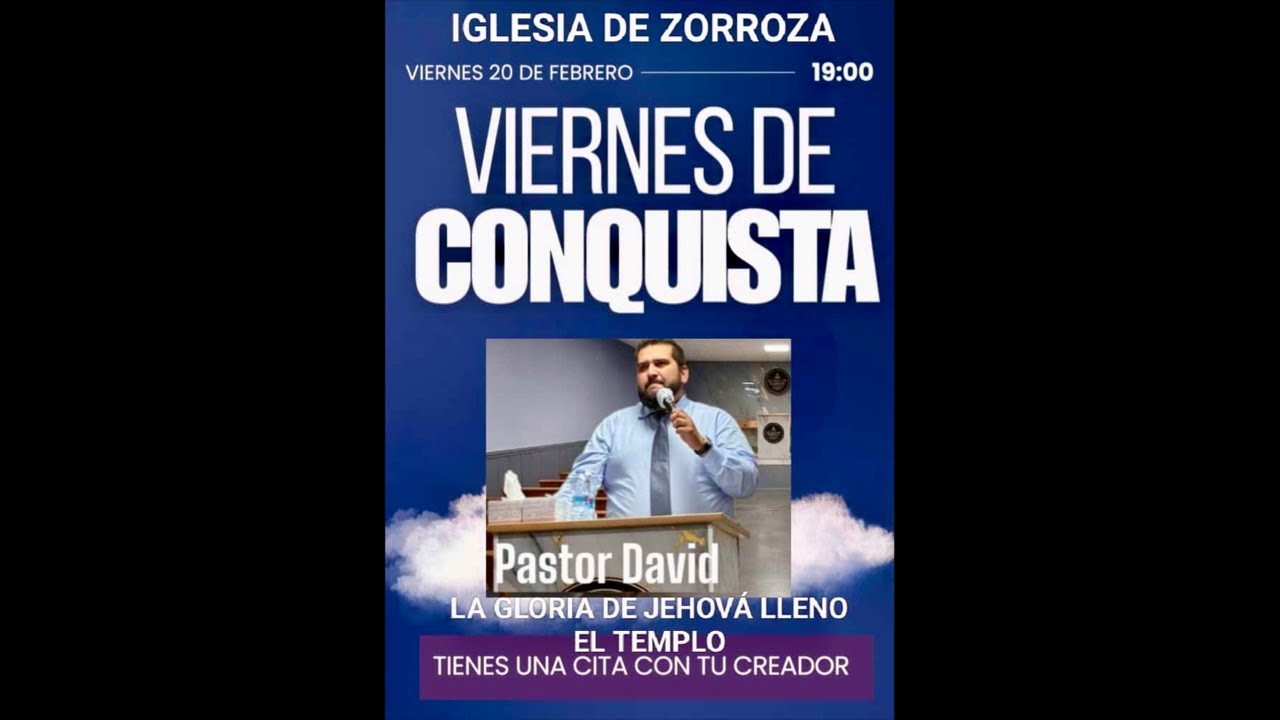 H.David De Ocharcoaga, Actualmente Pastor De La Iglesia En Zorroza ( Bilbao ) Oración Y Palabra.