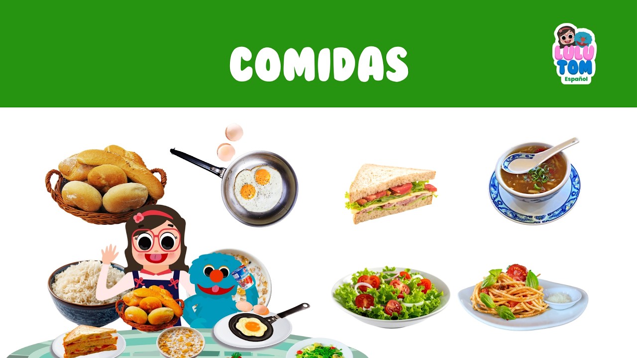 Foods | Full Immersion in Spanish with Lulu & Tom