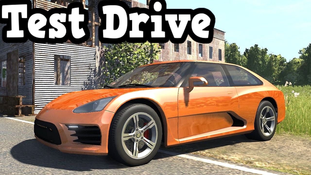 BeamNG Drive 0.4.2.0 - Hirochi SBR4 RWD Test Drive Ended Under Water
