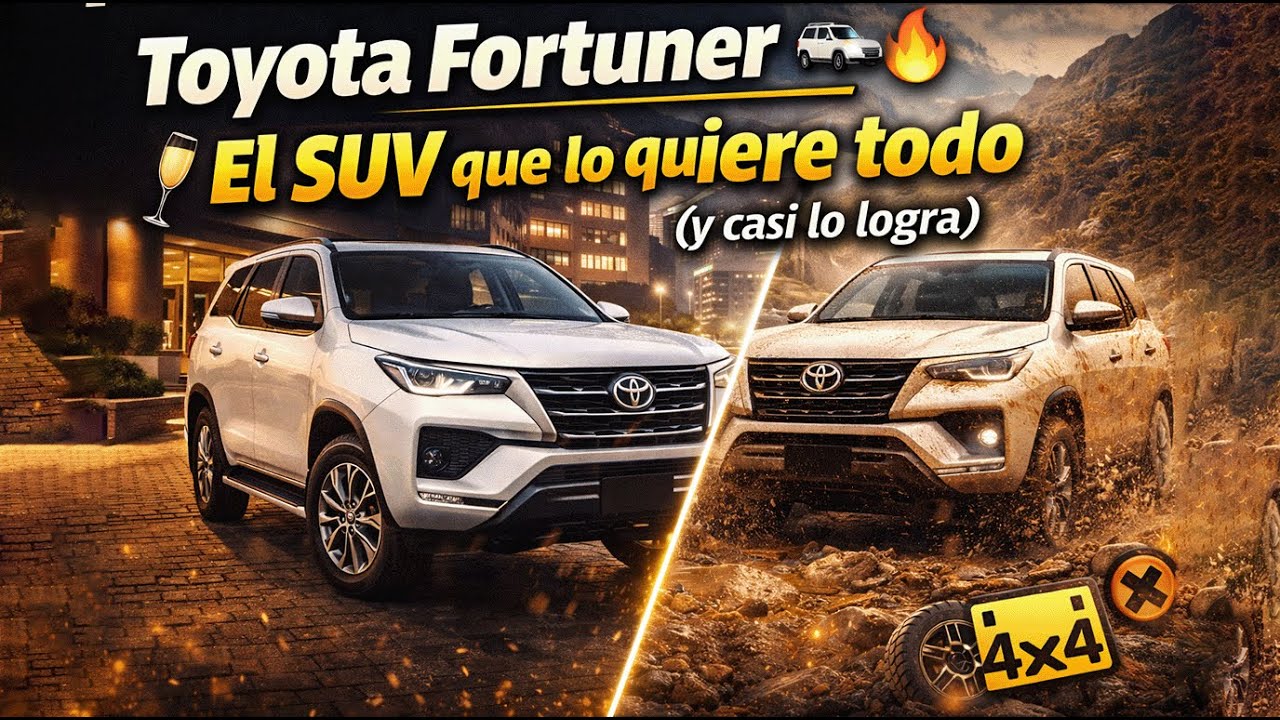 Toyota Fortuner 🚙🔥 El SUV que lo quiere todo (y casi lo logra)