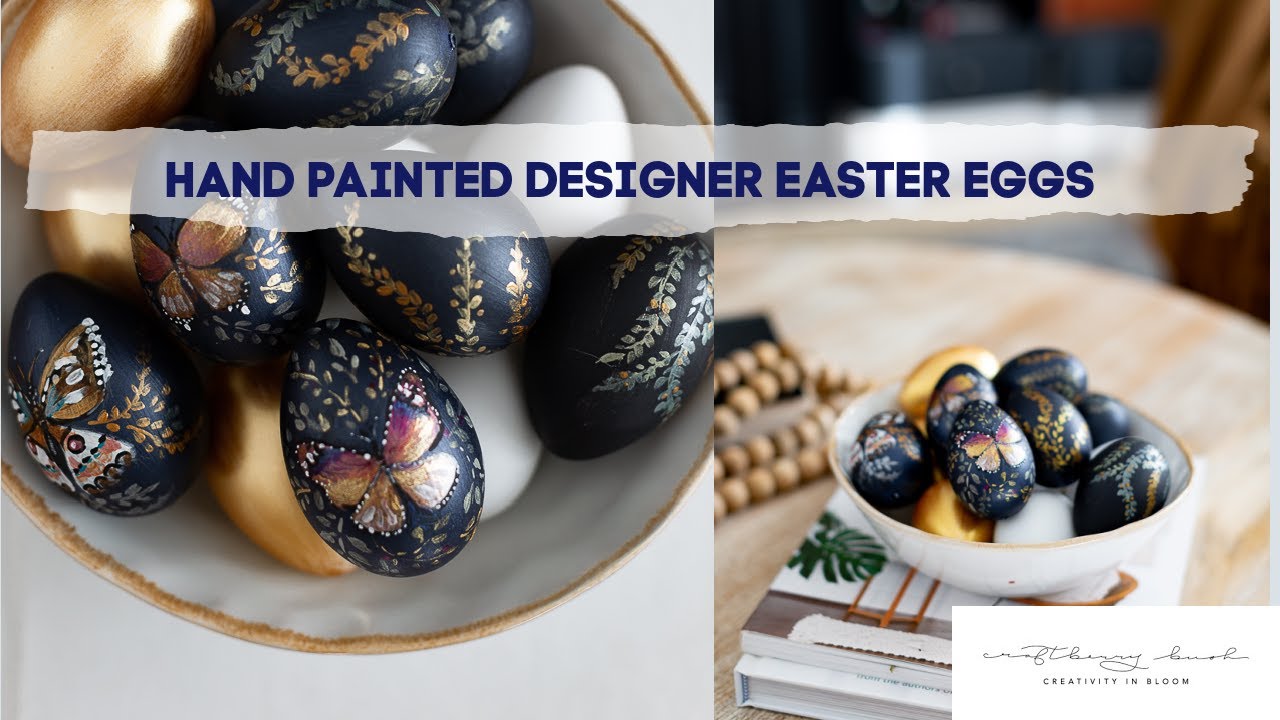 Hand Painted Designer Easter Eggs