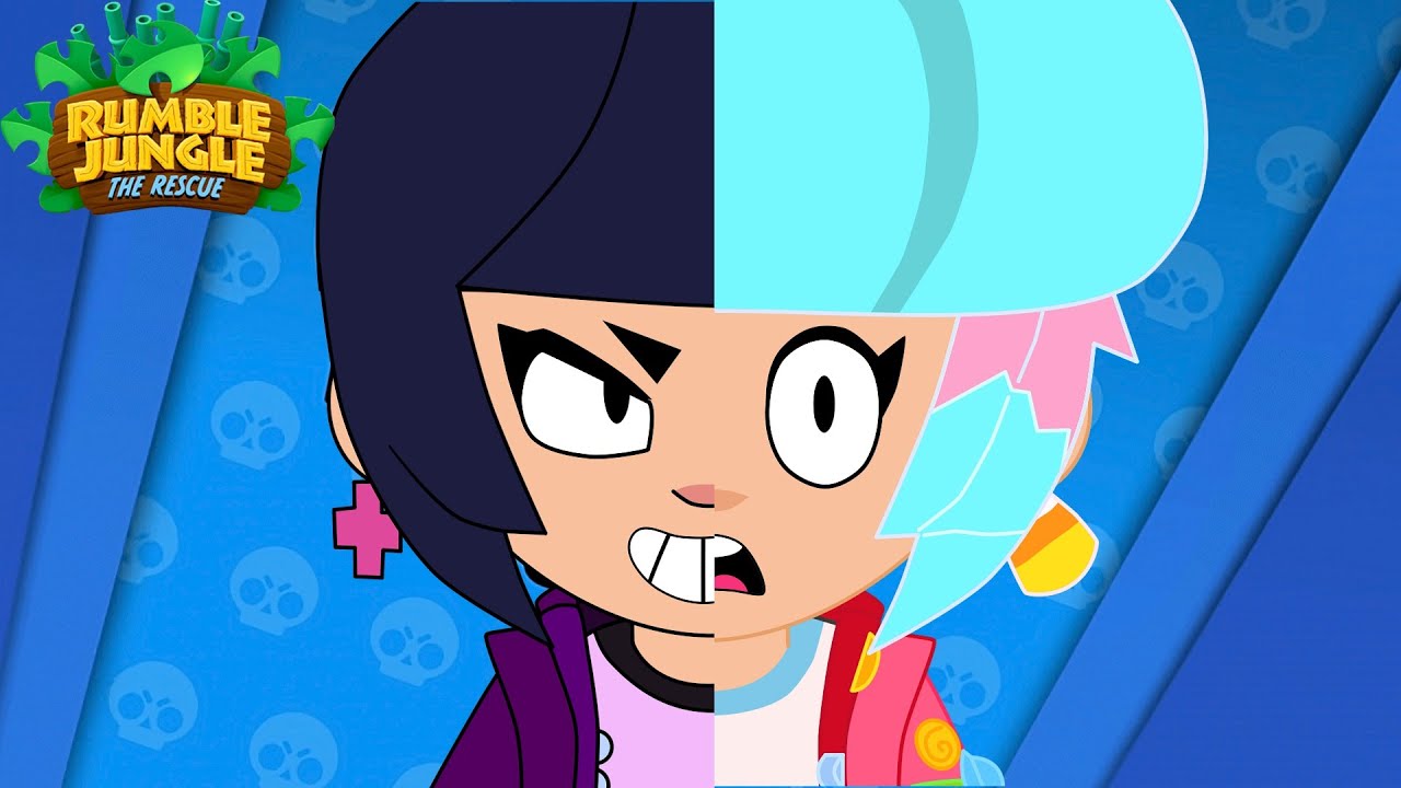 THE CHANGE OF BIBI Part #1 - ANIMATED SERIES of BRAWL STARS | Rumble Jungle | LEDYMATION