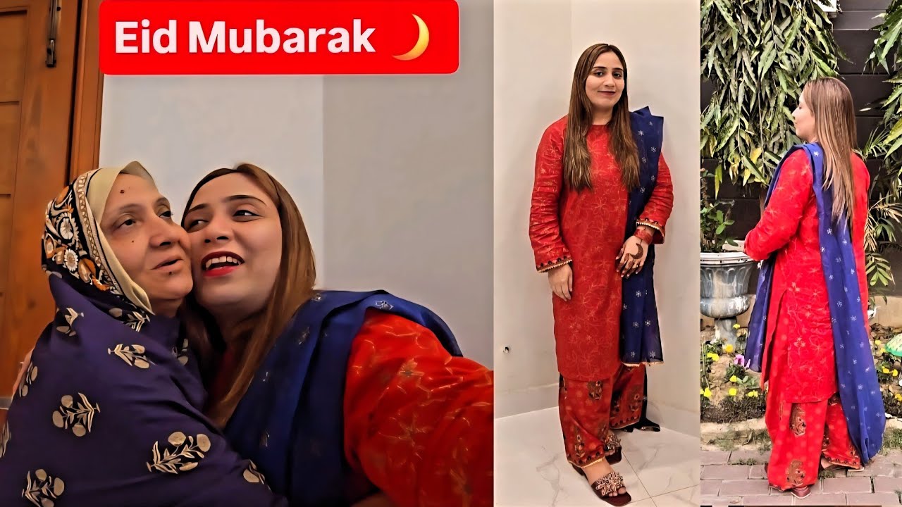 Eid First Day❤️Ammi K Saath Eid Kise Manai?Ayesha Or Me Ne Kis Bat Ka Jawab Diya Sab Ko?😱 Eid Look?