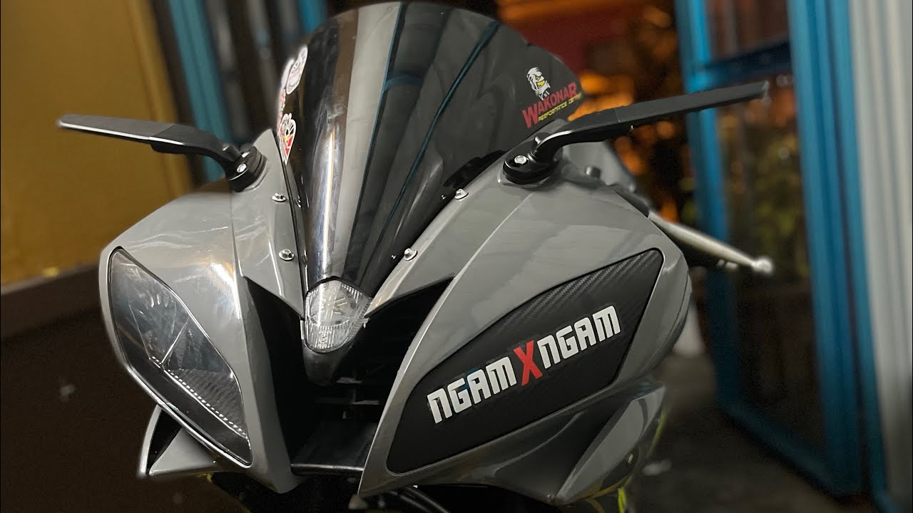 stealth sidemirror (rear mirror) / sidemirror winglet#sidemirror#stealth#nazablade#hyosung#winglet