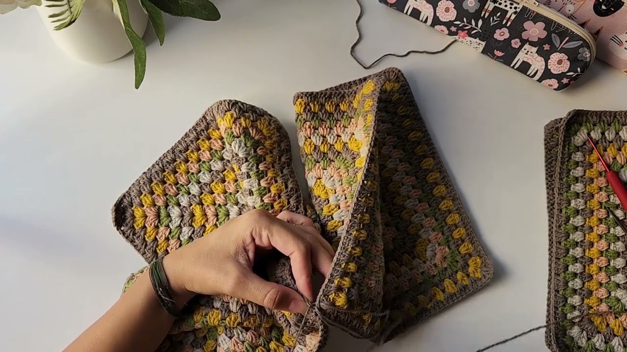 Crochet bag assembly tutorial