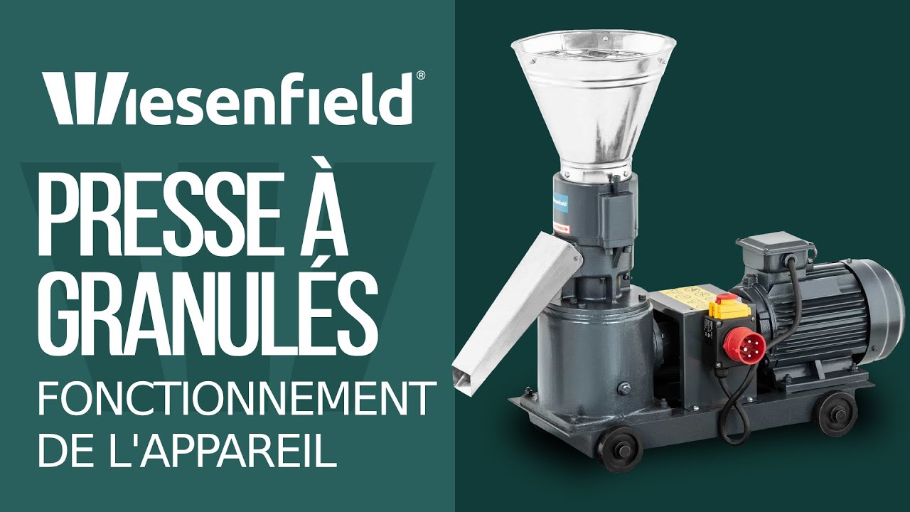 Presse à granulés Wiesenfield WIE-PM-500 | Fonctionnement de l'appareil