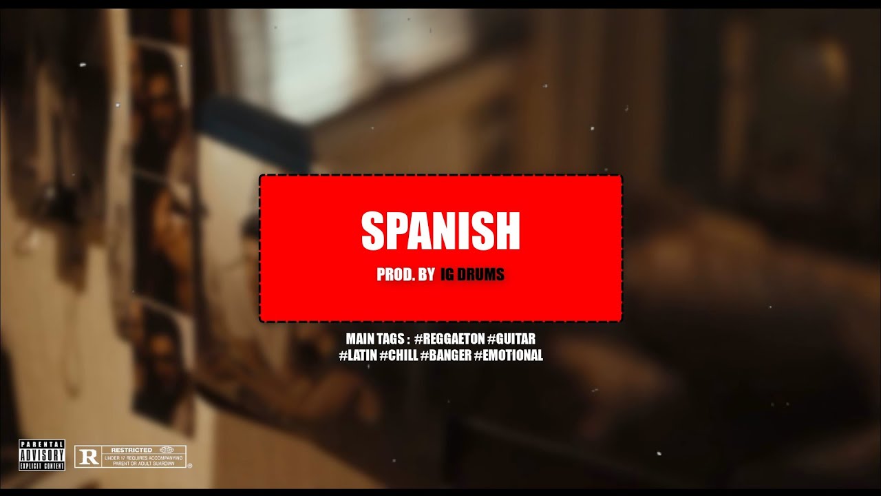 J Balvin x Rosalia  Guitar Type beats - "SPANISH" instru Reggaeton 2021 Prod. by IG Drums