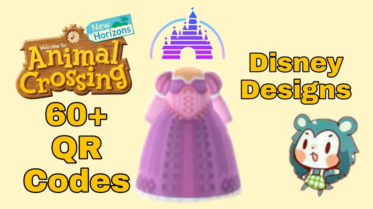Animal Crossing New Horizons Disney QR Codes