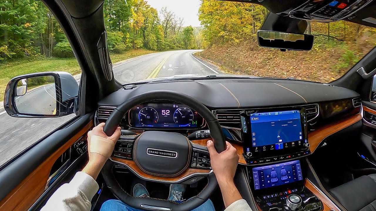 2022 Jeep Grand Wagoneer Series III 4x4 - POV First Drive (Binaural Audio)