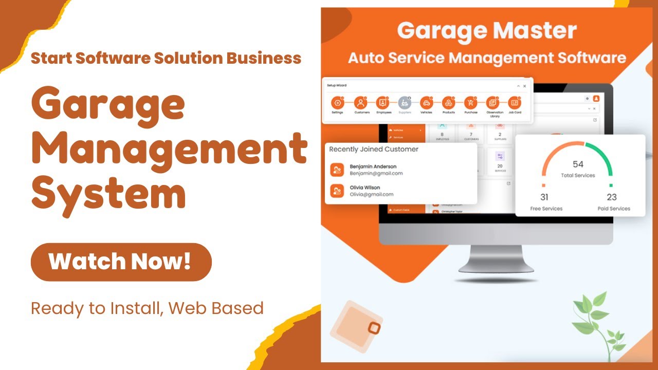Garage Management System Web Based Application Software | Garage Master - Auto Service Software