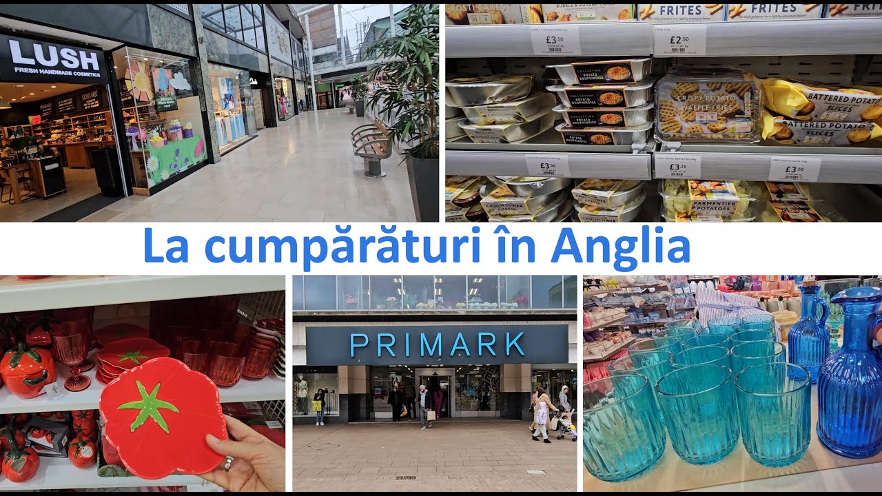 La cumparaturi in Anglia