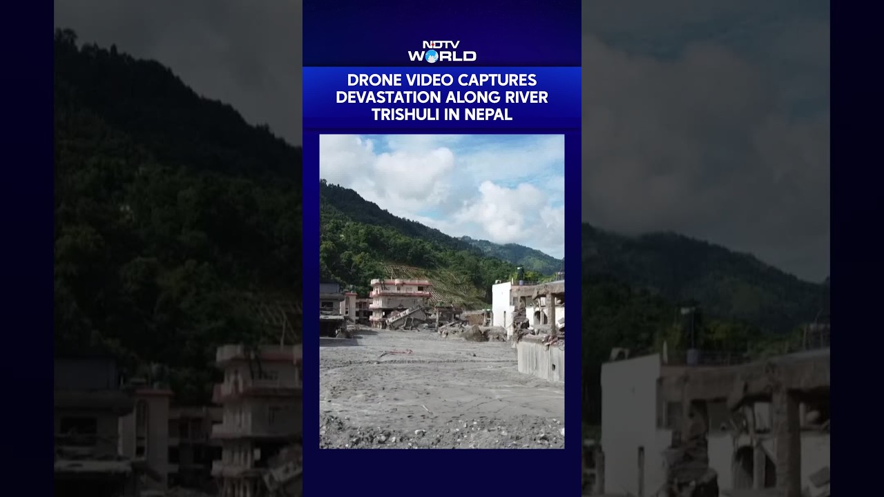 Nepal Flood Horror: Drone Video Captures Devastation Along River Trishuli In Nepal