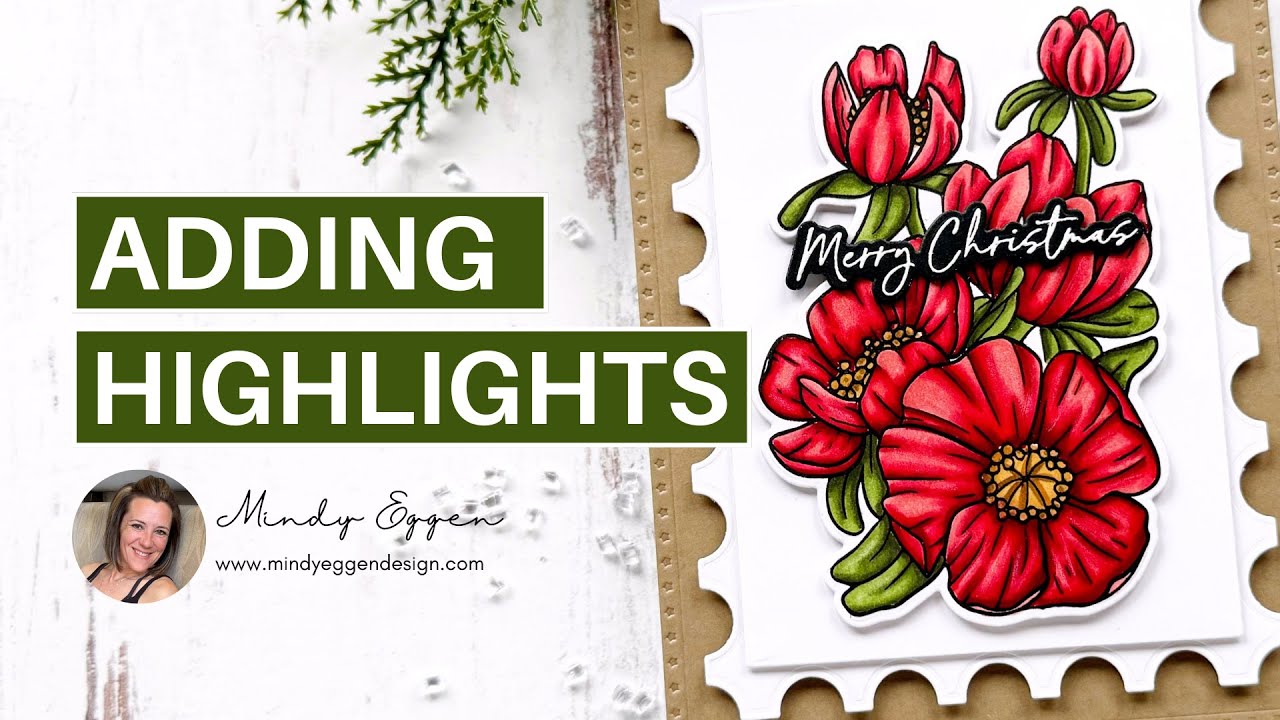 Adding Highlights To Colored Images : Honey Bee Stamps Youtube Hop & Giveaway