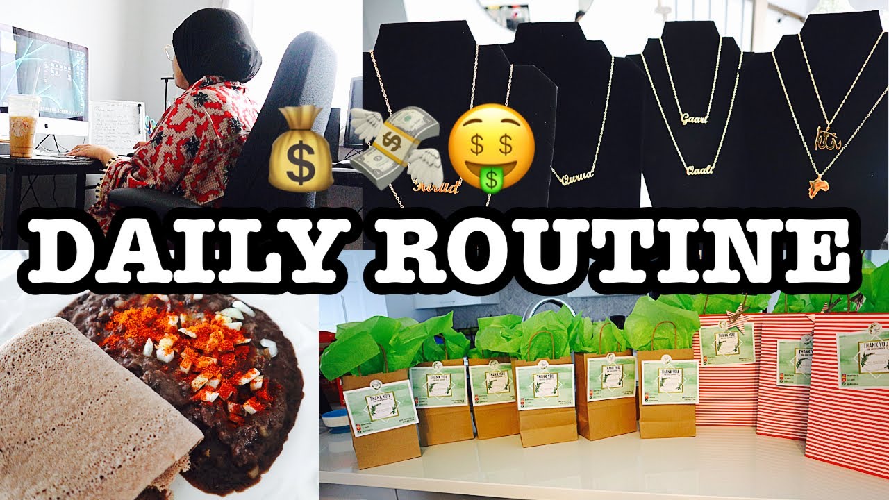 DAILY ROUTINE | LIFE OF A SOMALI BUSINESS OWNER | Naz Ahmed