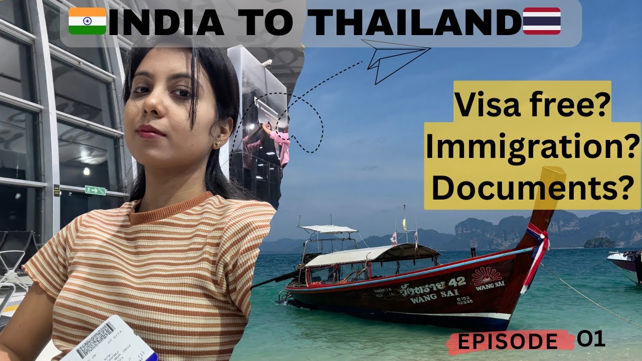 Kolkata To Bangkok | Visa Free for Indians | Immigration | 1 day in Bangkok | Thailand Vlog | ep-1