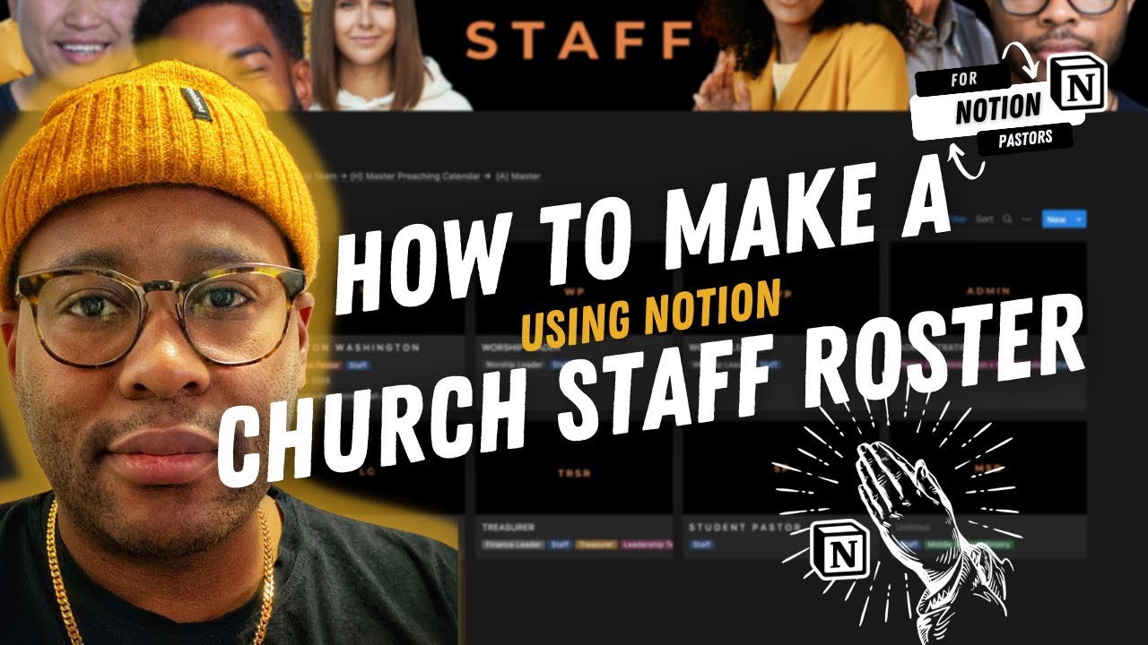 How to create a Church Staff Roster on @Notion  - Tutorial