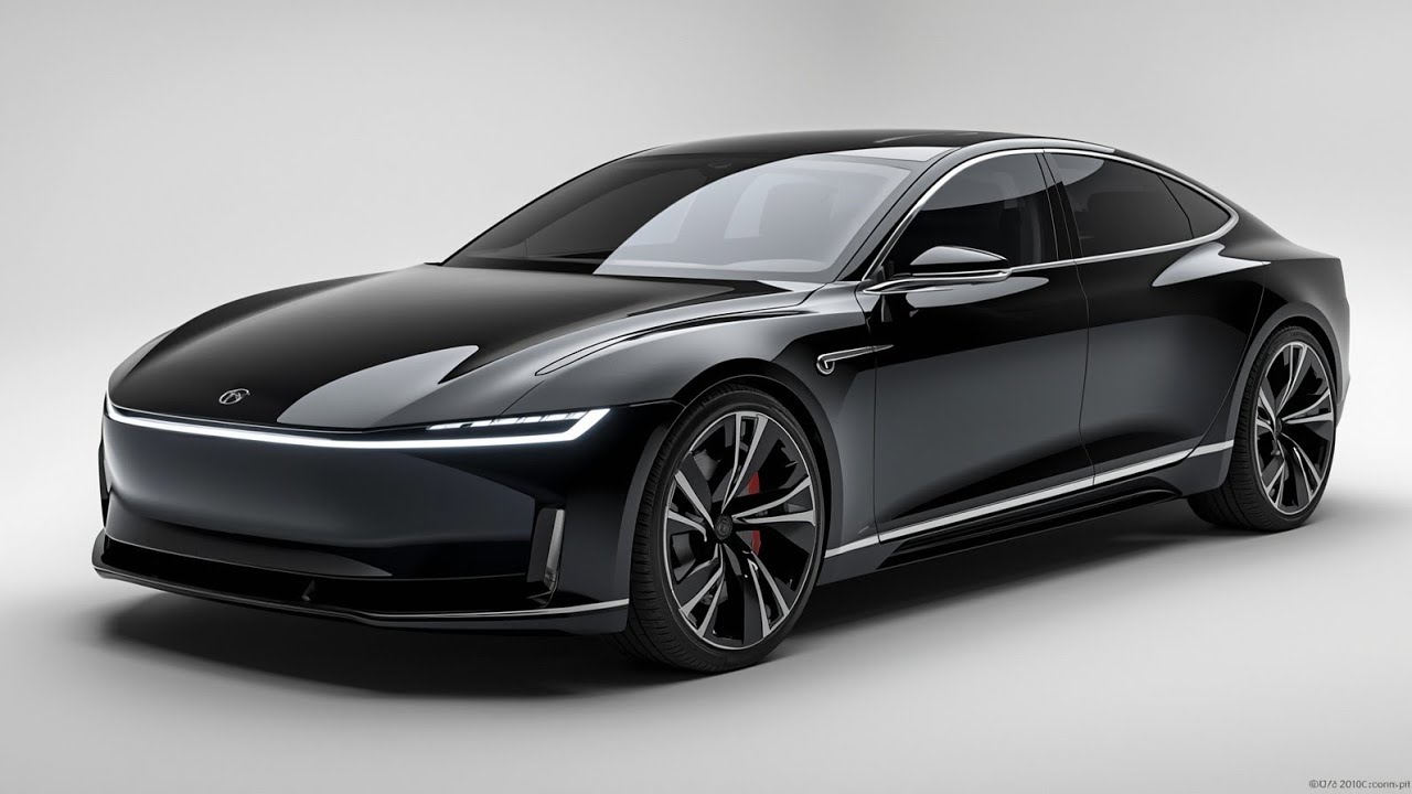 Futuristic Luxury Electric Sedan Concept | Next-Generation EV Design