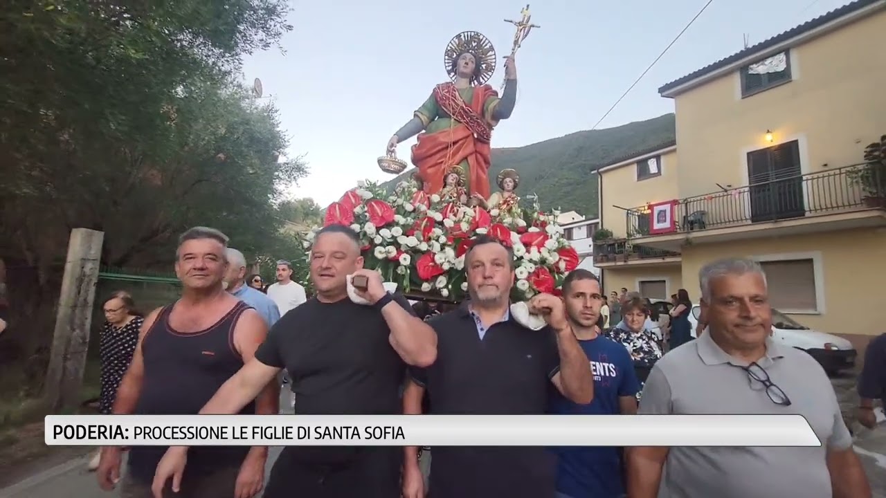 Poderia: comunità in festa per Santa Sofia e le sue figlie