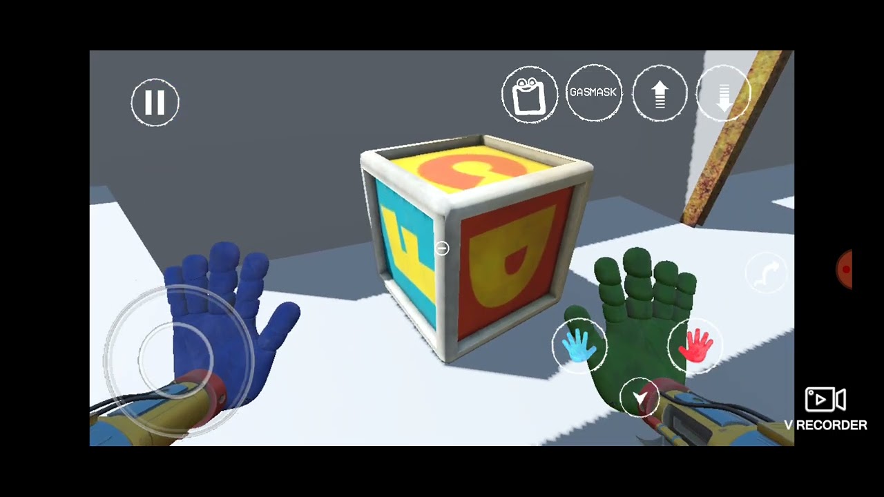 POPPY PLAYTIME GRABPACK GODOT MOBILE FLY JUMP GLITCH WITH A BLOCK 