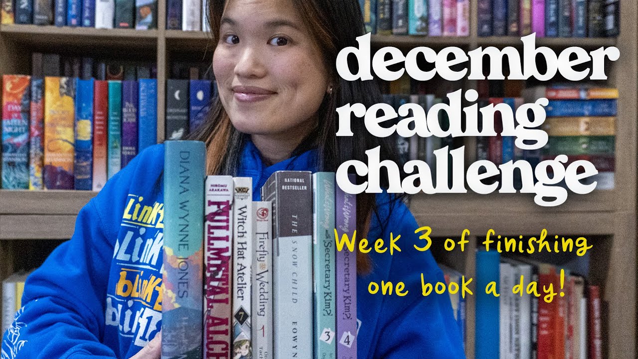 Can I Finish a Book a Day? | Week 3 Manga and Fantasy Reading Vlog