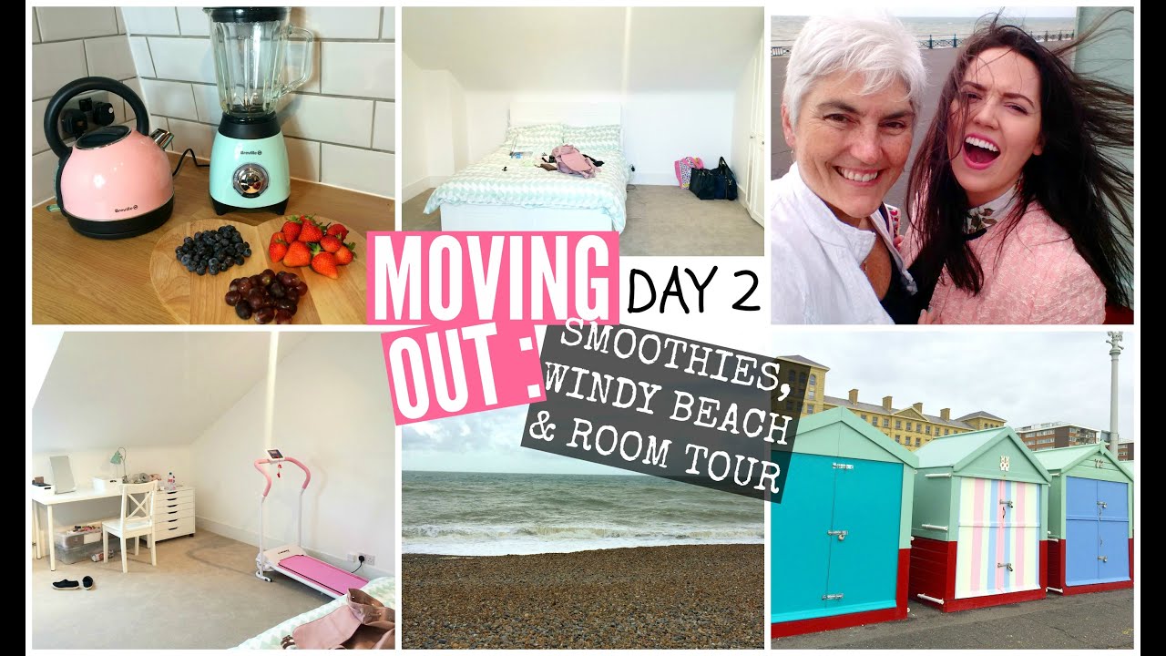MOVING OUT : Day 2 | Beach, Room Tour & Smoothies | PlanetGabb ♡