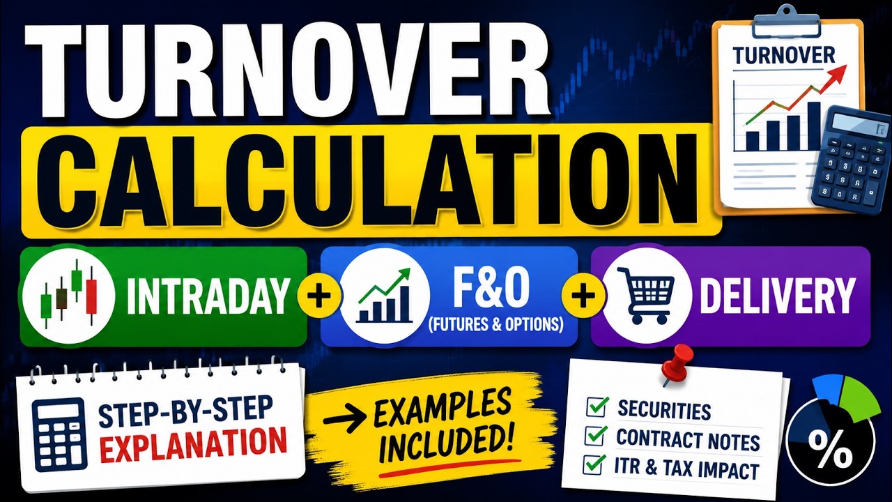 TR-3 Turnover Calculation for F&O, Intraday & Delivery | FY 2025-26 Explained
