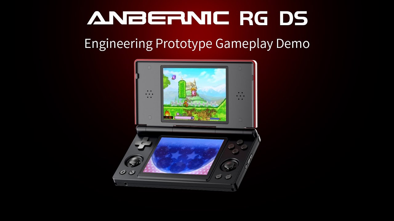 ANBERNIC Superior Value Dual-Screen Handheld - RG DS Engineering Prototype Gameplay Demo