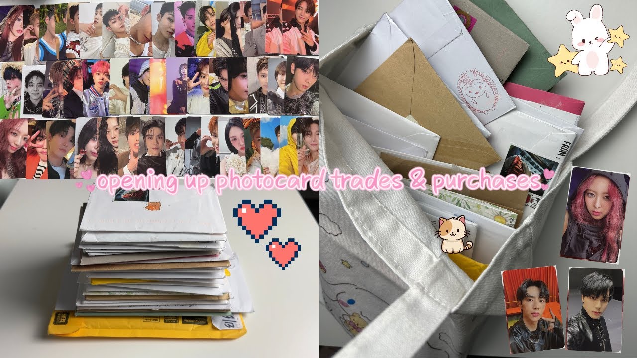 Opening Up Photocard Trades & Purchases (+ gifts) ♡ (March &ndash; May 2024)