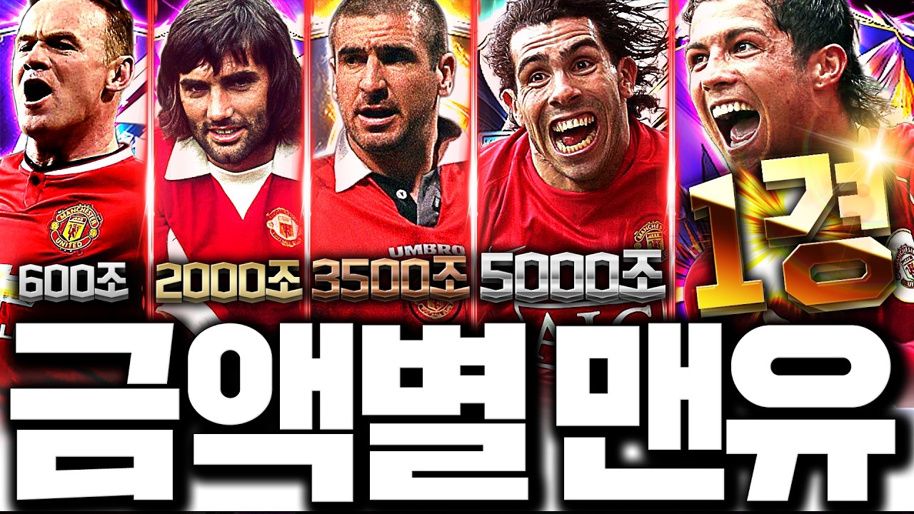 금액별 맨유 스쿼드 이젠 이렇게 맞추세요!