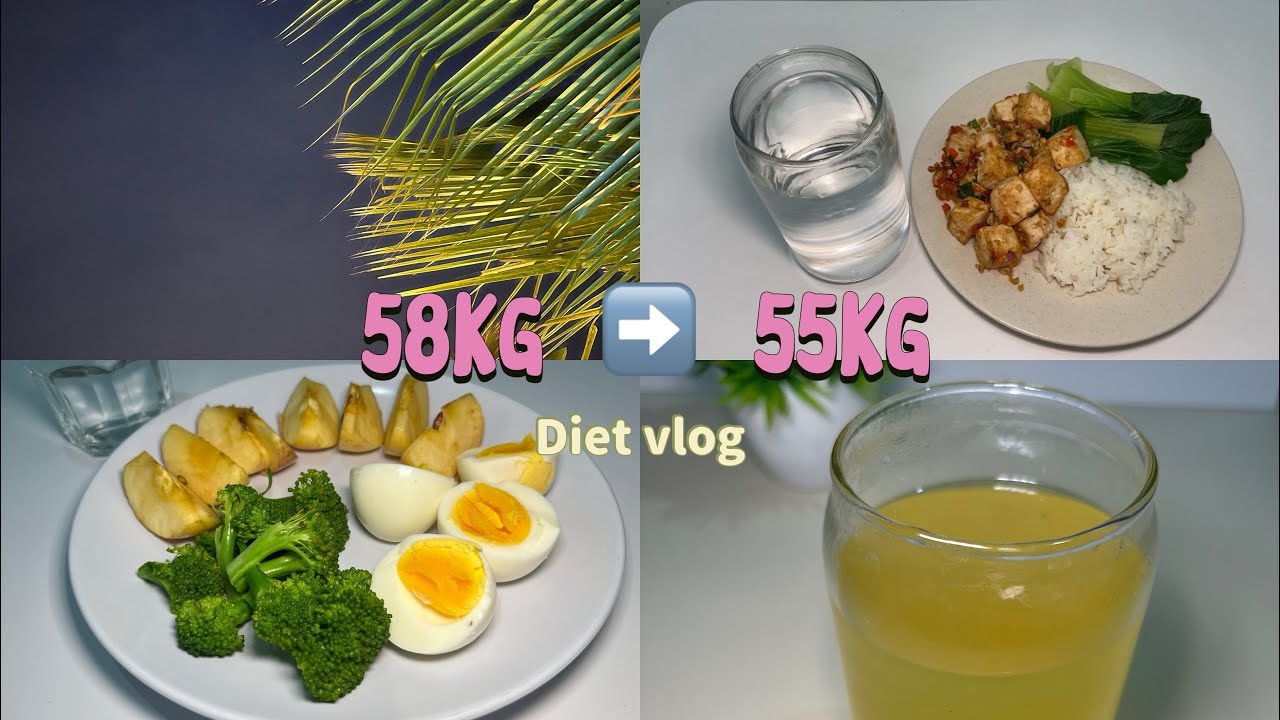 Menuju 55 kg | What I Eat In A Day | Diet vlogs