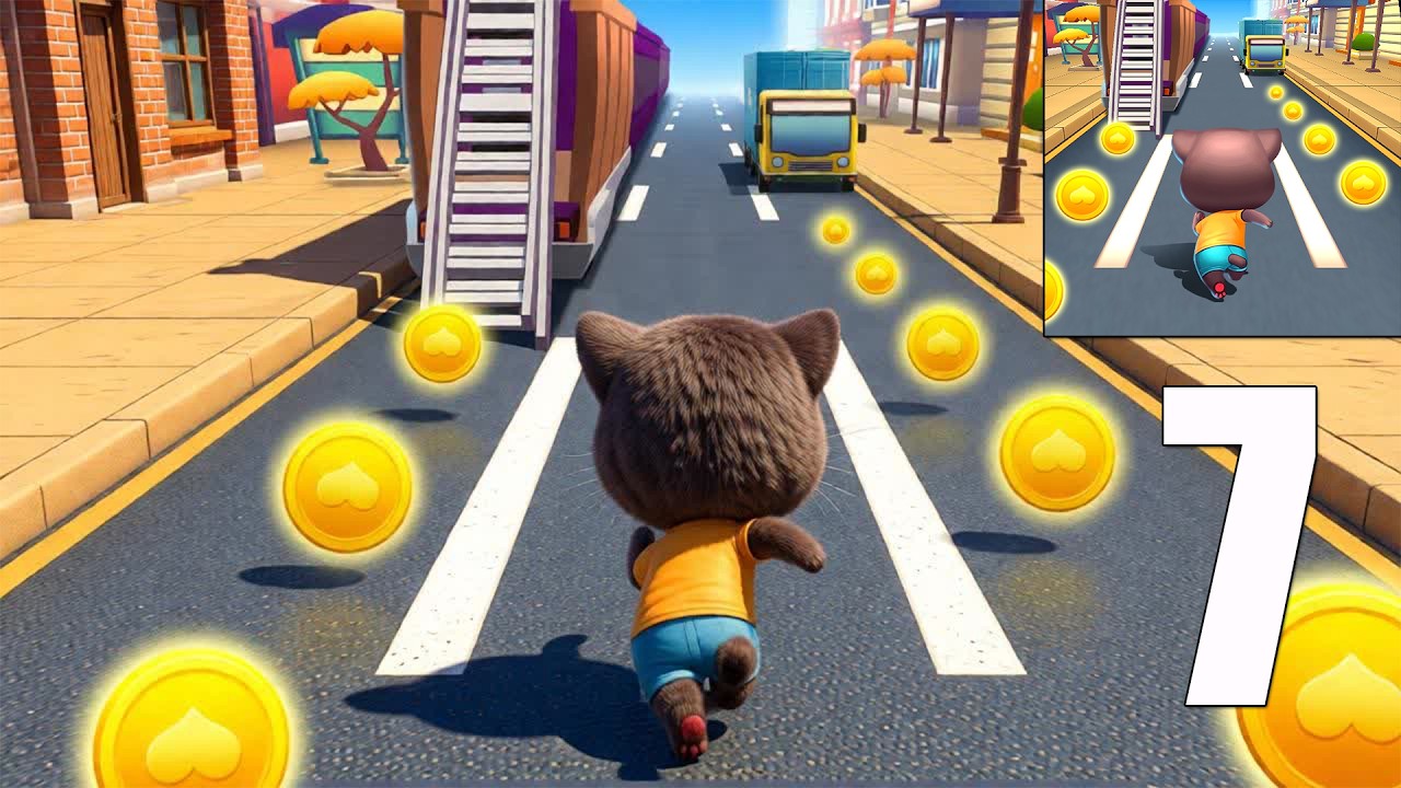 Cat Runner: Decorate Home - Gameplay Walkthrough Part 7 New Update Tutorial Review (Android ios)
