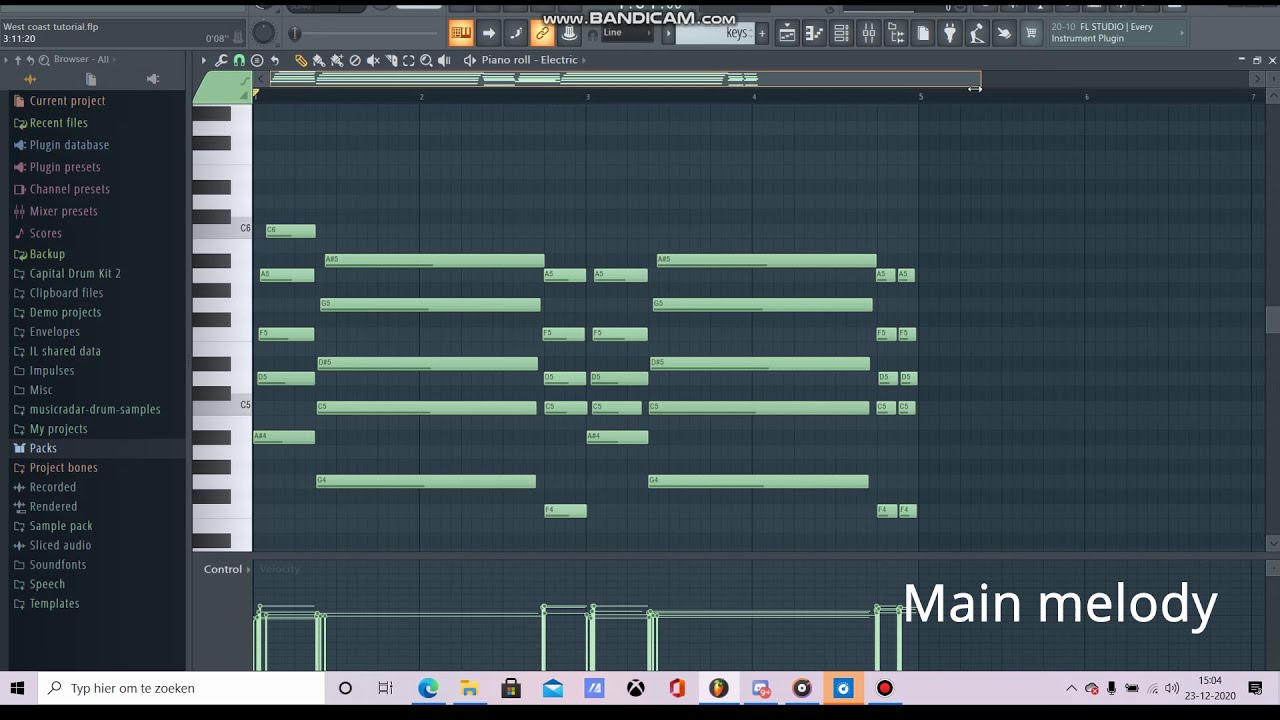 Fl studio 20 - How to make a west coast beat/G-funk ( Full Beat, not loops) - Using only stock vst