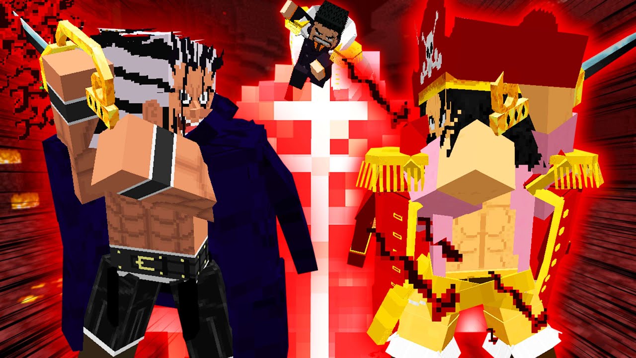 Minecraft, но именно такие бои мы все хотели бы увидеть в One Piece