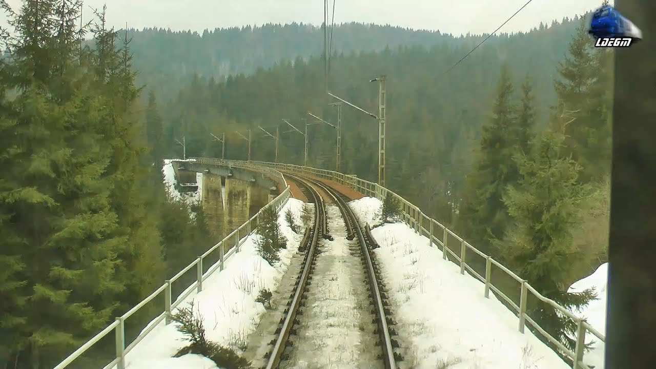 Full Train Backview Cluj Napoca-Dej-Beclean pe Someș-Salva-Ilva Mică-Larion-Vatra Dornei 20 Feb 2019