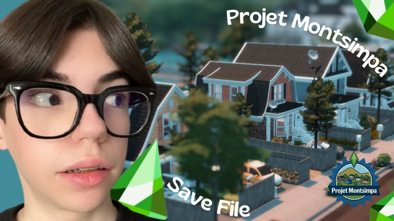 JE RECRÉE ENTIÈREMENT MONTSIMPA DANS LES SIMS 4 🪴 || PROJET MONTSIMPA | Sims 4