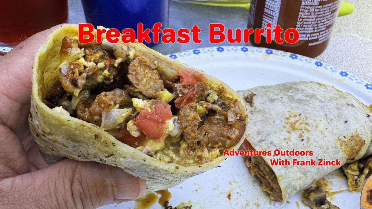 How to Make a Camping Breakfast Burrito