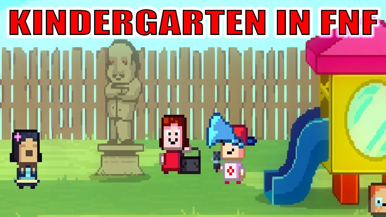 FNF Nuggeting on a Nugget Night vs Nugget (Kindergarten Game 1 & 2)