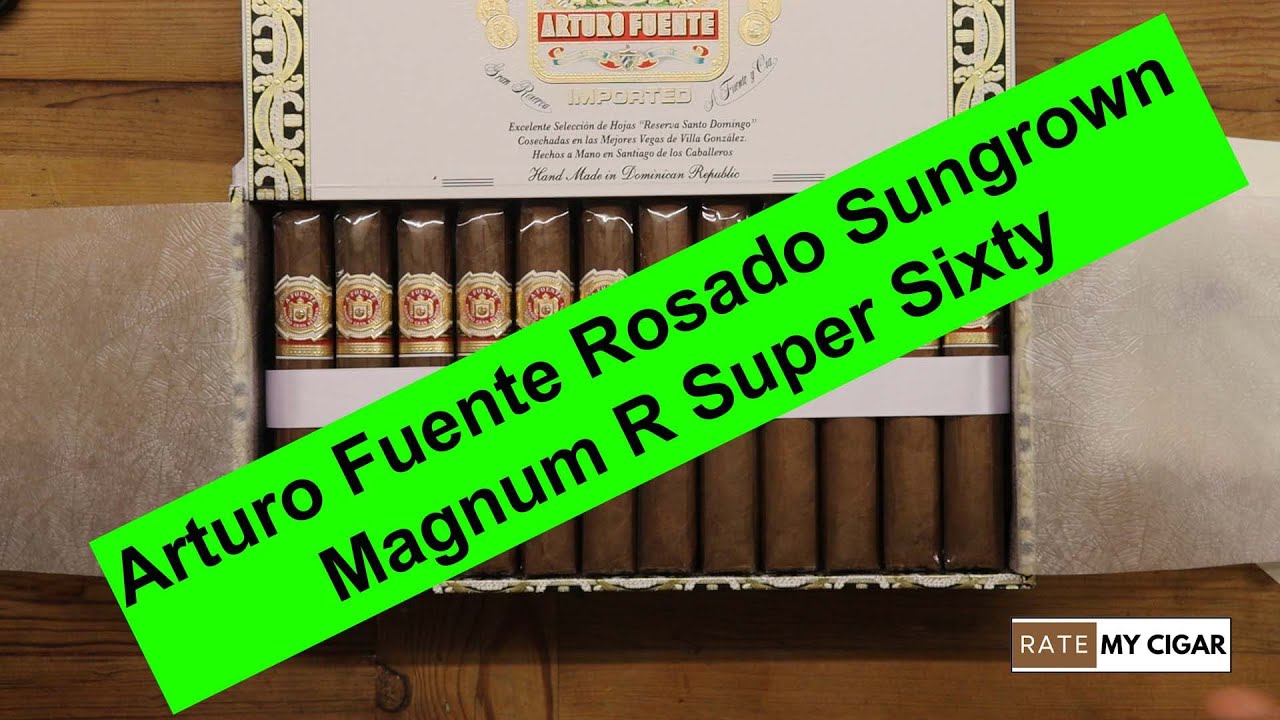 Arturo Fuente Rosado Sungrown Magnum R Super Sixty new world Dominican cigar review
